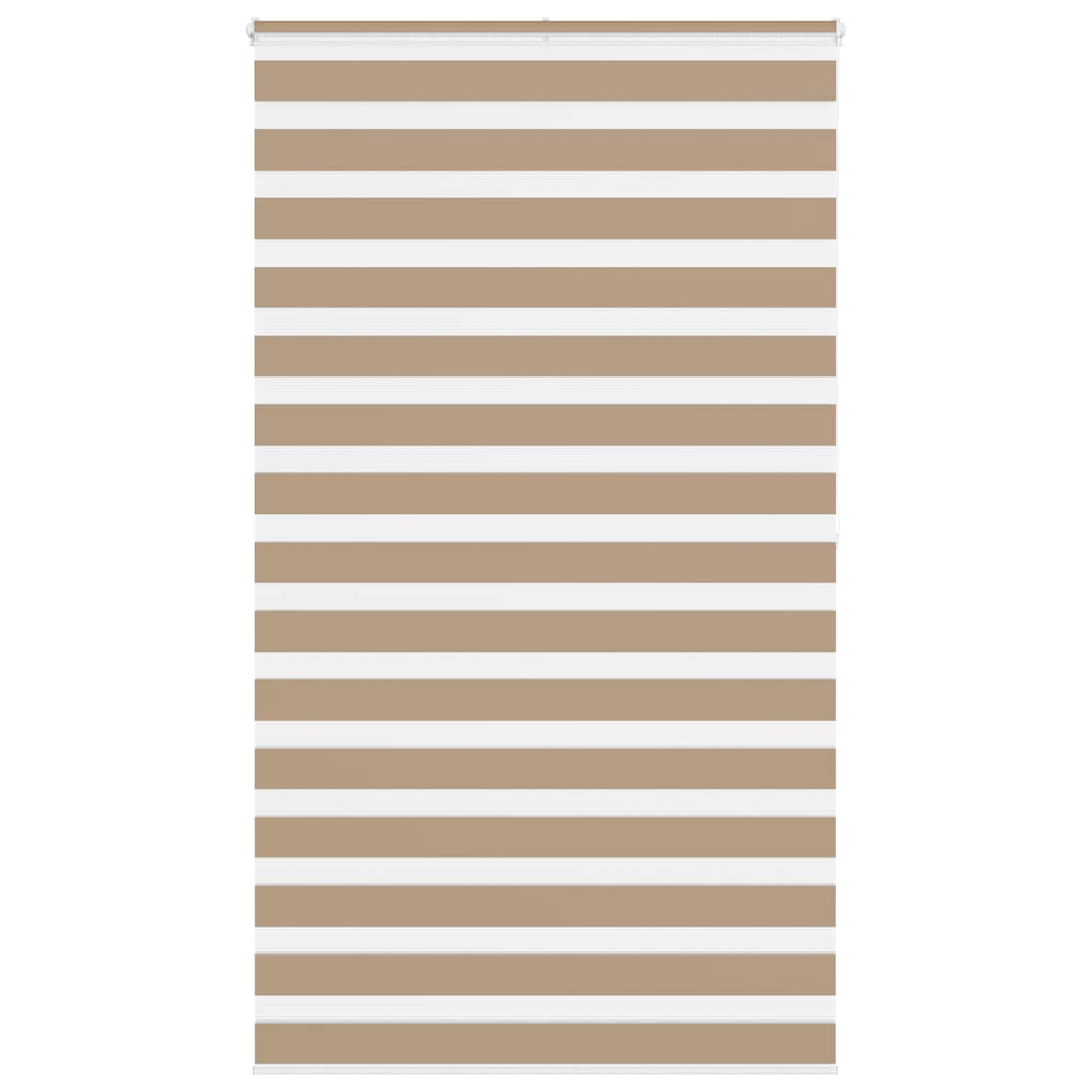 Zebra Blind 135x200 cm stofbreedte 130,9 cm polyester zandbruin