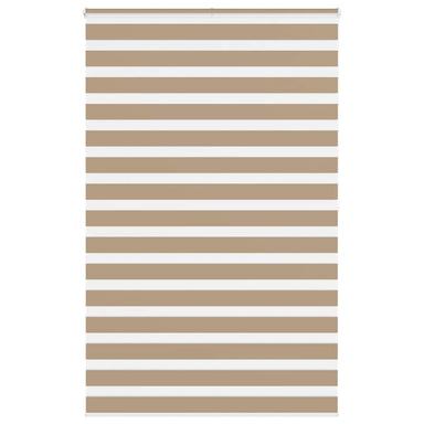 Zebra Blind 145x200 cm stofbreedte 140,9 cm polyester zandbruin