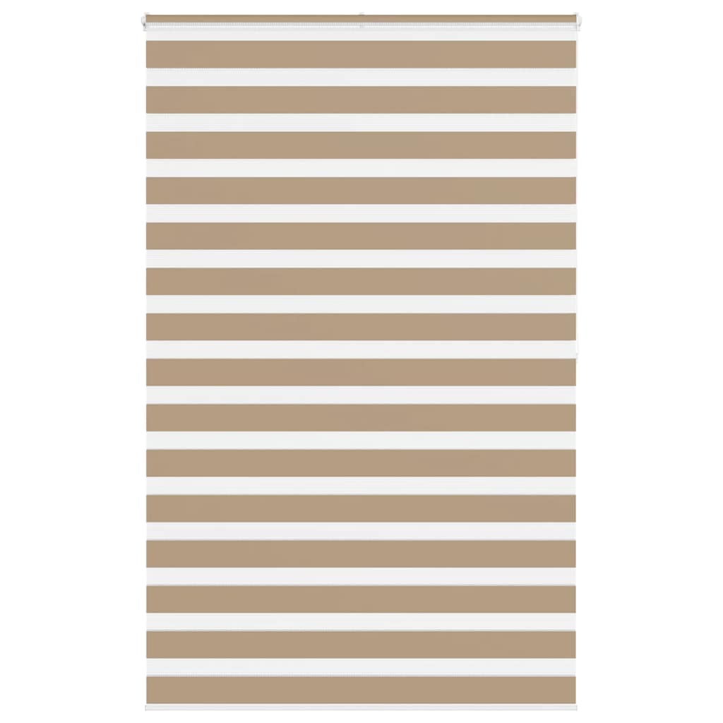 Zebra Blind 150x200 cm stofbreedte 145,9 cm polyester zandbruin
