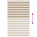 Zebra Blind 150x200 cm stofbreedte 145,9 cm polyester zandbruin