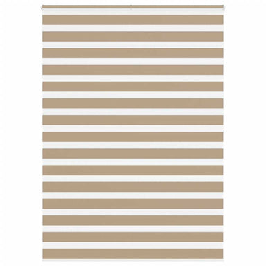Zebra Blind 155x200 cm stofbreedte 150,9 cm polyester zandbruin