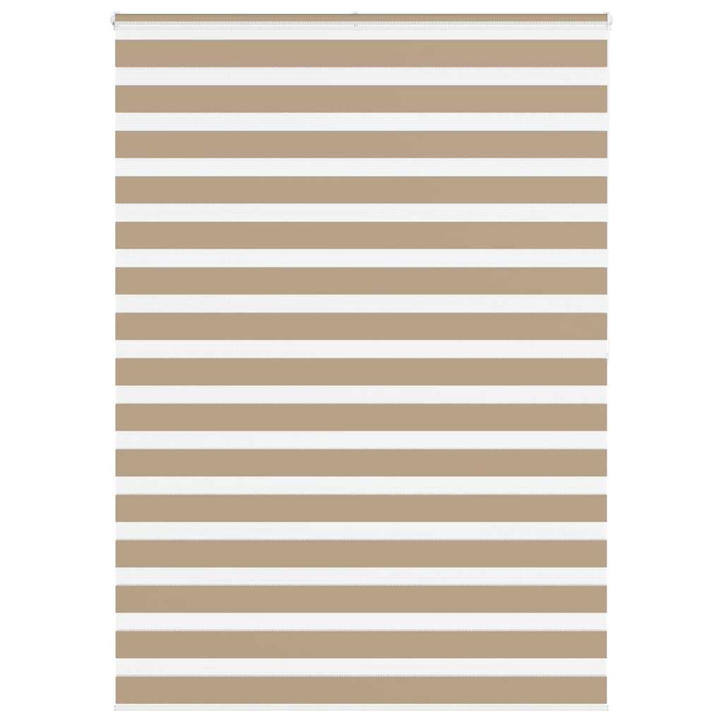 Zebra Blind 160x200 cm stofbreedte 155,9 cm polyester zandbruin