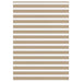 Zebra Blind 160x200 cm stofbreedte 155,9 cm polyester zandbruin