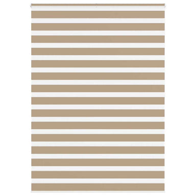Zebra Blind 165x200 cm stofbreedte 160,9 cm polyester zandbruin