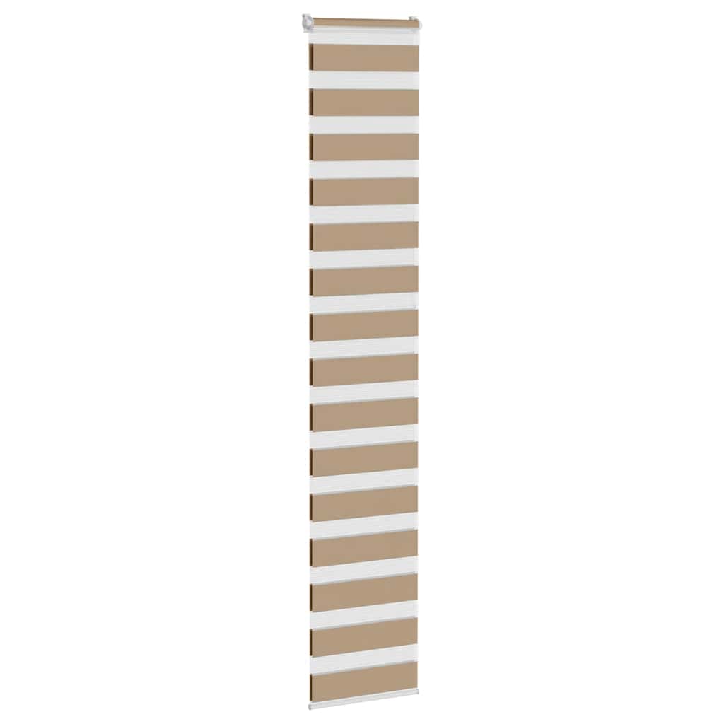 Zebra Blind 45x230 cm stofbreedte 40,9 cm polyester zandbruin