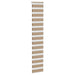 Zebra Blind 45x230 cm stofbreedte 40,9 cm polyester zandbruin