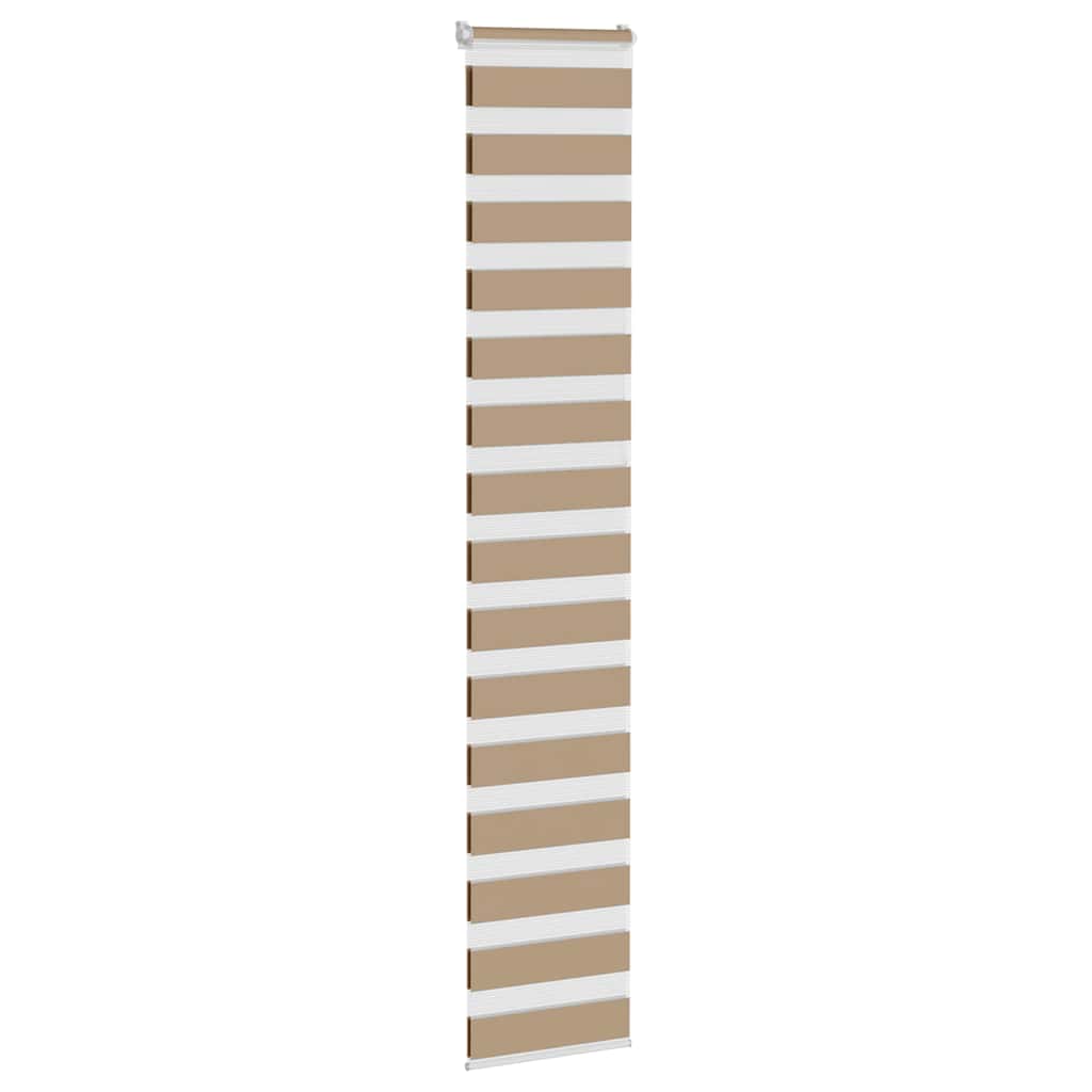Zebra Blind 50x230 cm stofbreedte 55,9 cm polyester zandbruin