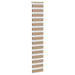 Zebra Blind 50x230 cm stofbreedte 55,9 cm polyester zandbruin