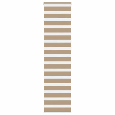 Zebra Blind 55x230 cm stofbreedte 50,9 cm polyester zandbruin