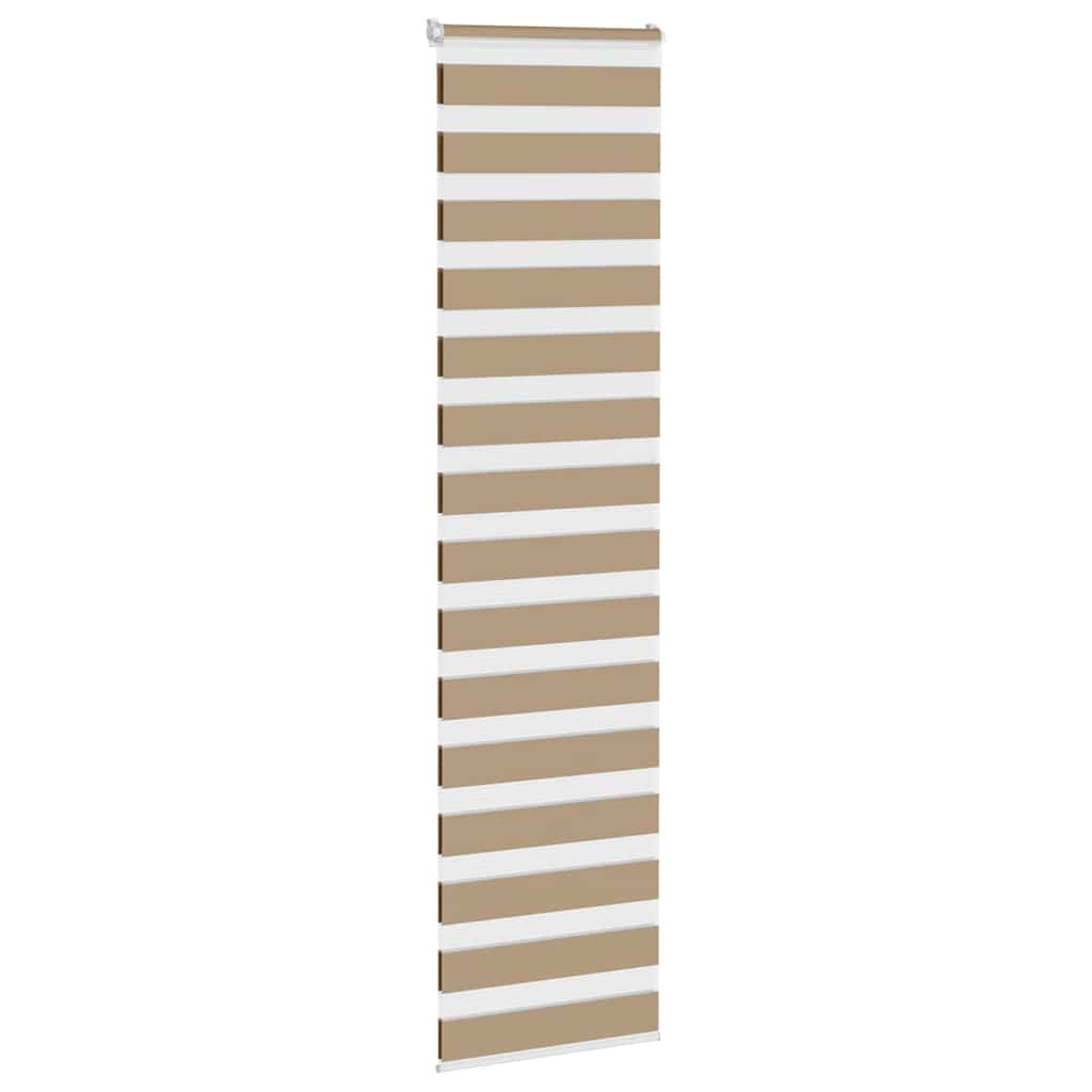 Zebra Blind 55x230 cm stofbreedte 50,9 cm polyester zandbruin