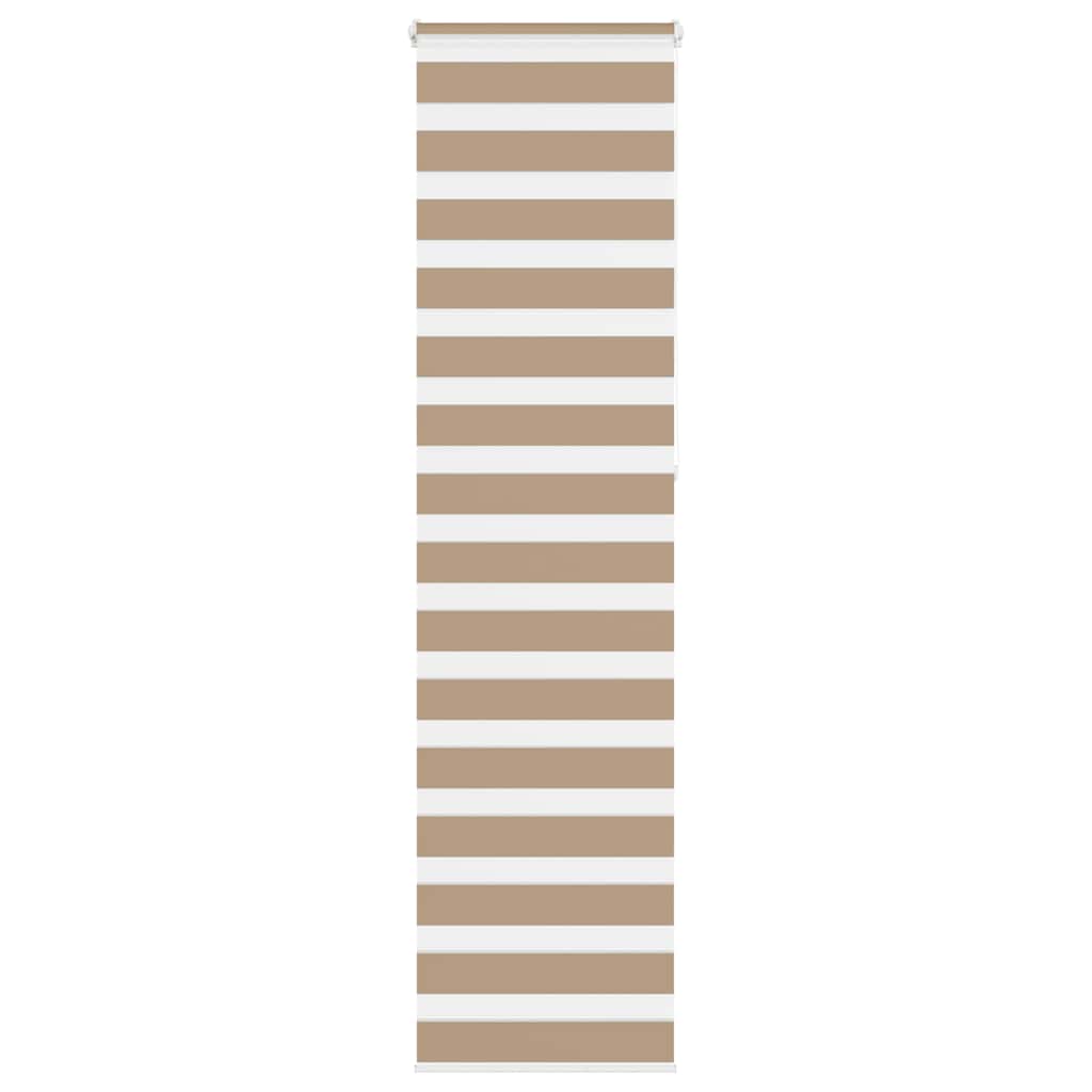Zebra Blind 60x230 cm stofbreedte 55,9 cm polyester zandbruin