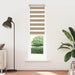 Zebra Blind 60x230 cm stofbreedte 55,9 cm polyester zandbruin