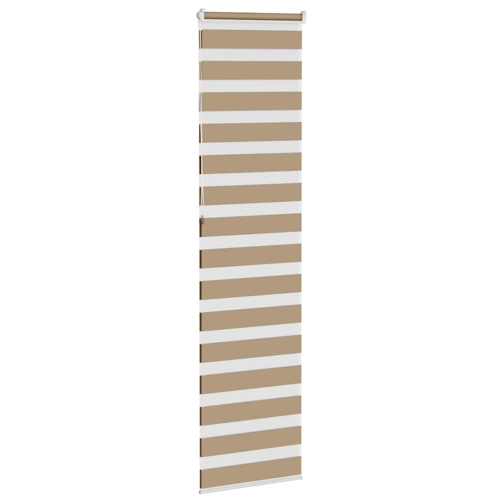 Zebra Blind 60x230 cm stofbreedte 55,9 cm polyester zandbruin