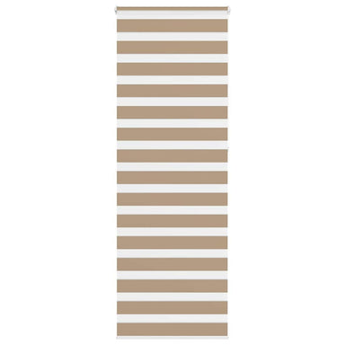 Zebra Blind 75x230 cm stofbreedte 70,9 cm polyester zandbruin