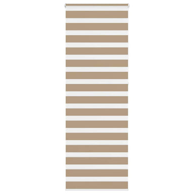 Zebra Blind 80x230 cm stofbreedte 75,9 cm polyester zandbruin