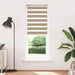 Zebra Blind 80x230 cm stofbreedte 75,9 cm polyester zandbruin