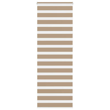 Zebra Blind 85x230 cm stofbreedte 80,9 cm polyester zandbruin