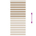 Zebra Blind 95x230 cm stofbreedte 90,9 cm polyester zandbruin