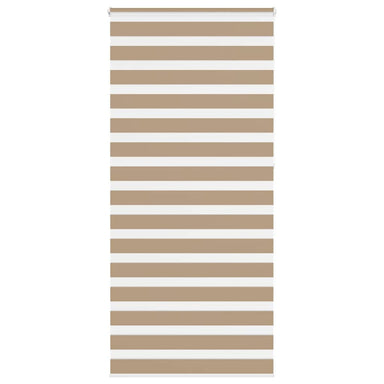 Zebra Blind 105x230 cm stofbreedte 100,9 cm polyester zandbruin