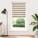 Zebra Blind 105x230 cm stofbreedte 100,9 cm polyester zandbruin