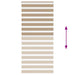 Zebra Blind 105x230 cm stofbreedte 100,9 cm polyester zandbruin