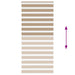 Zebra Blind 115x230 cm stofbreedte 110,9 cm polyester zandbruin