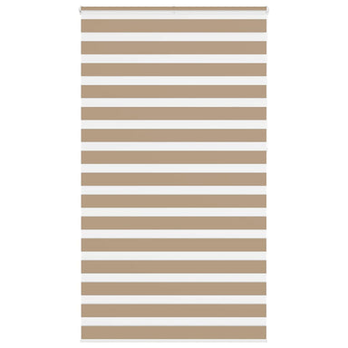 Zebra Blind 120x230 cm stofbreedte 115,9 cm polyester zandbruin