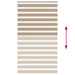Zebra Blind 120x230 cm stofbreedte 115,9 cm polyester zandbruin