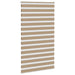 Zebra Blind 125x230 cm stofbreedte 120,9 cm polyester zandbruin