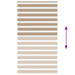 Zebra Blind 125x230 cm stofbreedte 120,9 cm polyester zandbruin