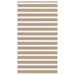 Zebra Blind 130x230 cm stofbreedte 125,9 cm polyester zandbruin