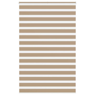 Zebra Blind 140x230 cm stofbreedte 135,9 cm polyester zandbruin