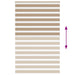 Zebra Blind 145x230 cm stofbreedte 140,9 cm polyester zandbruin