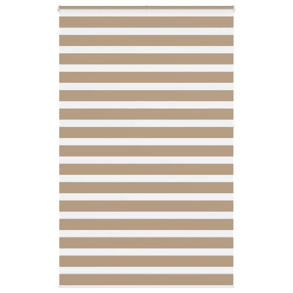 Zebra Blind 150x230 cm stofbreedte 145,9 cm polyester zandbruin