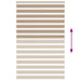 Zebra Blind 150x230 cm stofbreedte 145,9 cm polyester zandbruin