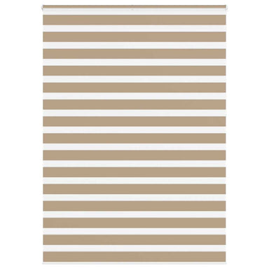 Zebra Blind 160x230 cm stofbreedte 155,9 cm polyester zandbruin