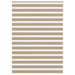 Zebra Blind 160x230 cm stofbreedte 155,9 cm polyester zandbruin