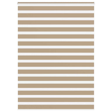 Zebra Blind 165x230 cm stofbreedte 160,9 cm polyester zandbruin
