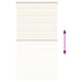 Zebra rolgordijn 75x100 cm stofbreedte 70,9 cm marmerbeige