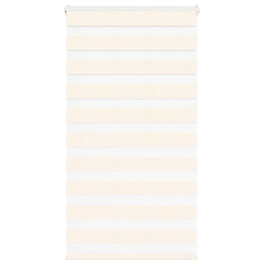 Zebra rolgordijn 80x100 cm stofbreedte 75,9 cm marmerbeige