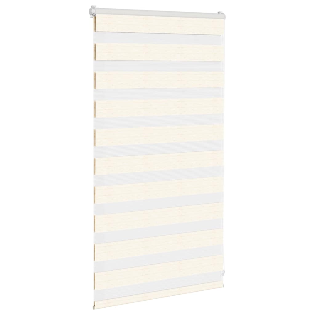 Zebra rolgordijn 80x100 cm stofbreedte 75,9 cm marmerbeige