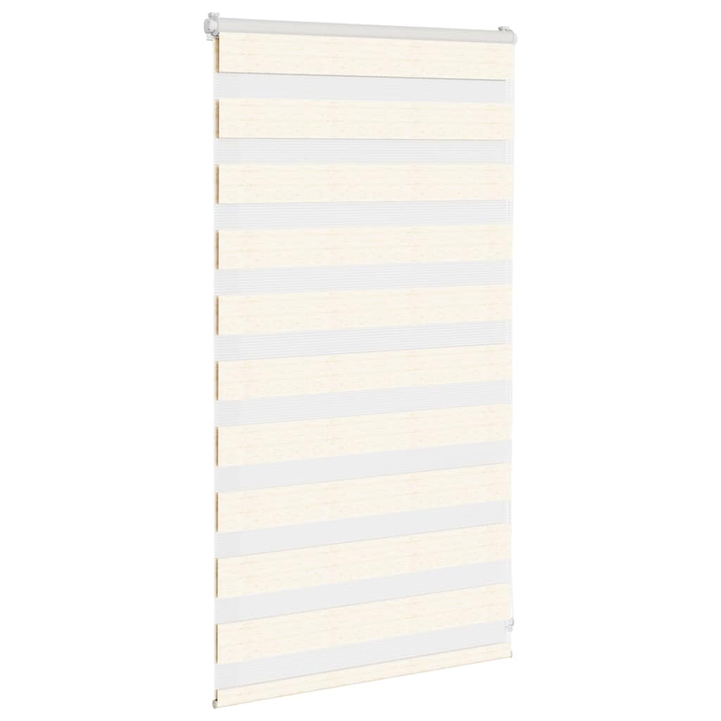Zebra rolgordijn 90x100 cm stofbreedte 85,9 cm marmerbeige