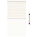 Zebra rolgordijn 90x100 cm stofbreedte 85,9 cm marmerbeige