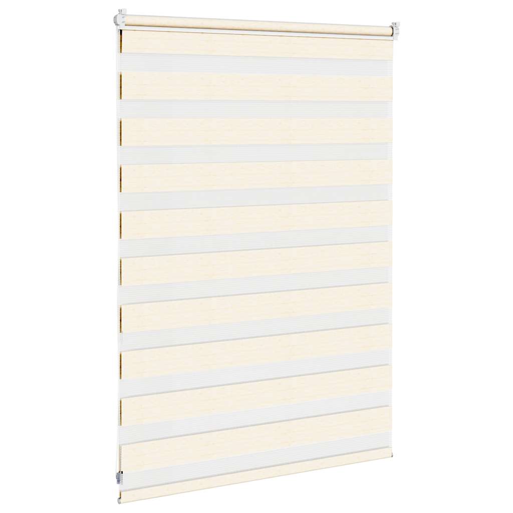 Zebra rolgordijn 95x100 cm stofbreedte 90,9 cm marmerbeige
