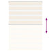 Zebra rolgordijn 95x100 cm stofbreedte 90,9 cm marmerbeige
