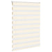 Zebra rolgordijn 105x100 cm stofbreedte 100,9 cm marmerbeige