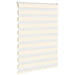 Zebra rolgordijn 110x100 cm stofbreedte 105,9 cm marmerbeige