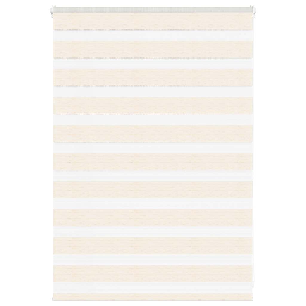 Zebra rolgordijn 115x100 cm stofbreedte 110,9 cm marmerbeige