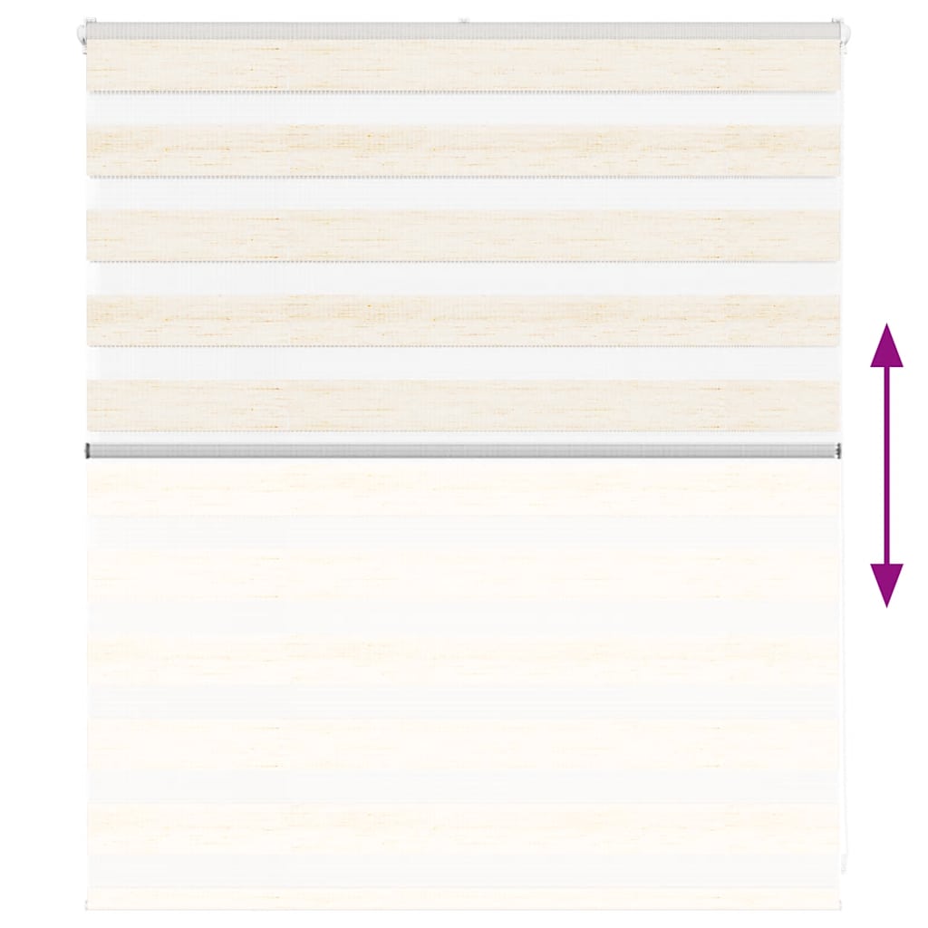 Zebra rolgordijn 120x100 cm stofbreedte 115,9 cm marmerbeige