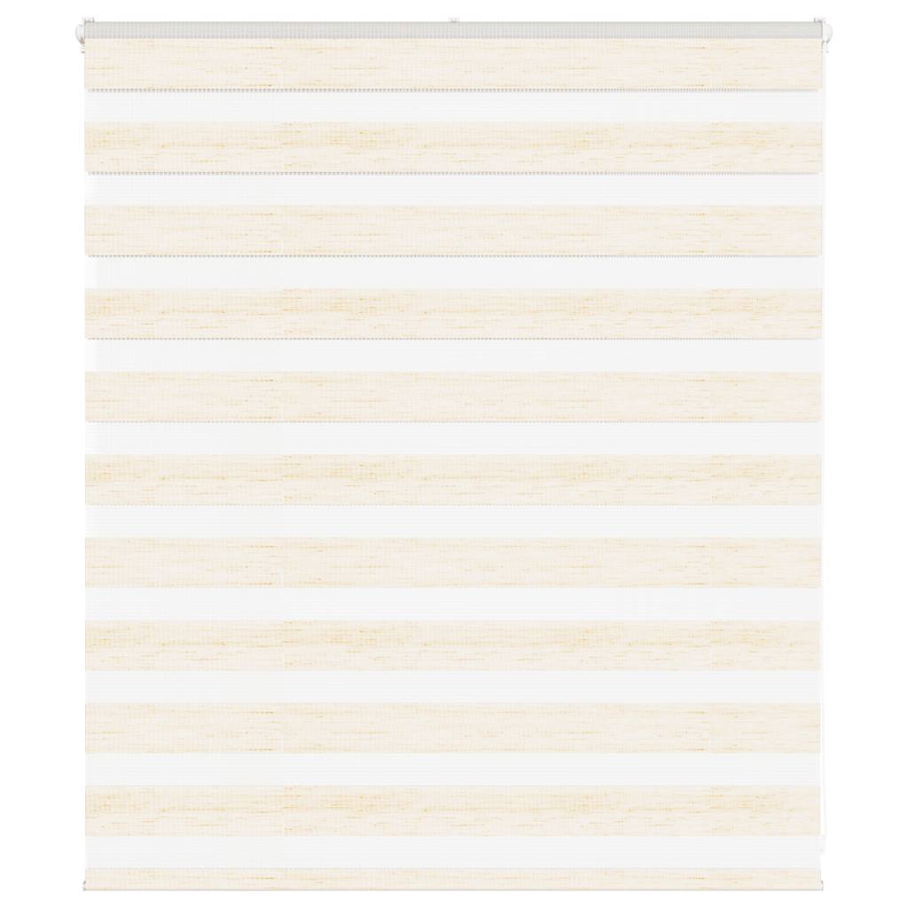 Zebra rolgordijn 125x100 cm stofbreedte 120,9 cm marmerbeige